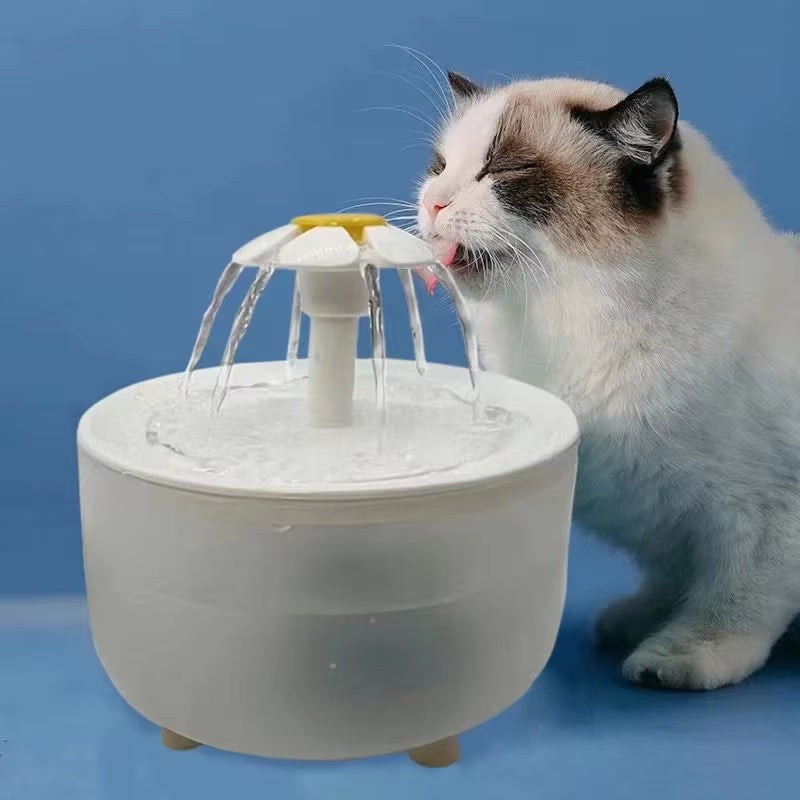 The Ultimate Pets Water Fountain: USB Electric Mute Cat Drinker Bowl with Auto Filter - 1.2L Capacity for Happy, Hydrated Cats!