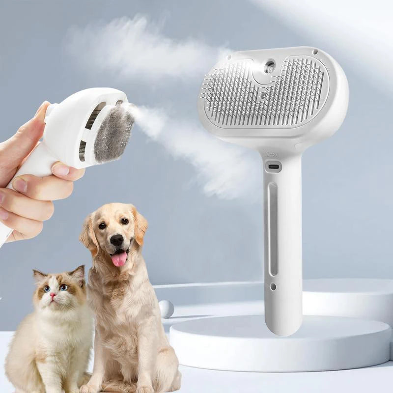 The Ultimate Doggie Spa Experience: Comb, Massage, and De-Shed All in One!