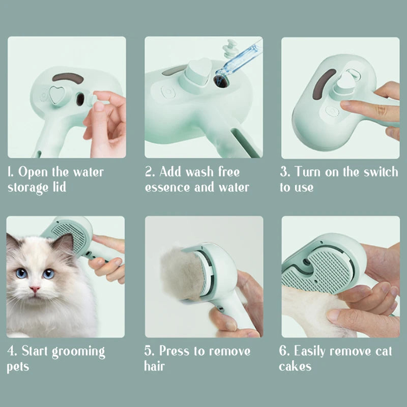 The Ultimate Doggie Spa Experience: Comb, Massage, and De-Shed All in One!