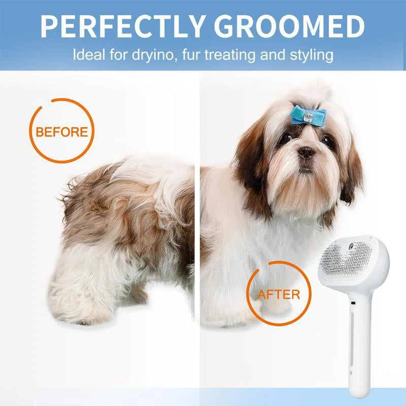 The Ultimate Doggie Spa Experience: Comb, Massage, and De-Shed All in One!